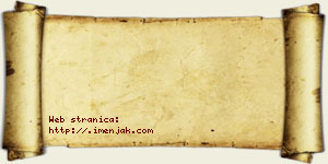 Anđa Jugović vizit kartica